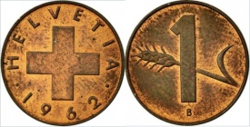 Elvetia 1963 - 1 rappen, circulata