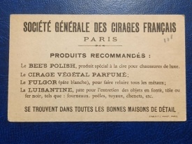 Franta 1909 - cartonas cu reclama de sampanie - Img 2