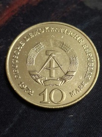 Germania 1972 - istoria mineritului, medal comemorativ aurit - Img 2