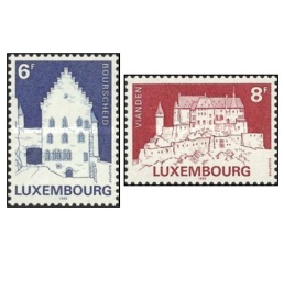 Luxemburg 1982 - Restaurarea Castelului, serie neuzata