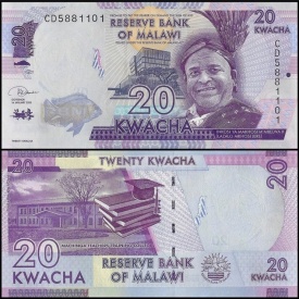 Malawi 2020 - 20 kwacha, necirculata