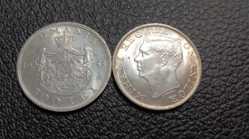 Romania 1944 - 500 lei, argint - circulata