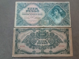 Ungaria 1945 - 1000 pengo, circulata