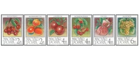Ungaria 1986 - fructe, serie neuzata