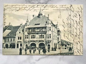 1905 - Sighisoara, Cladirea Asociatiei Comerciale (jud. Mures)