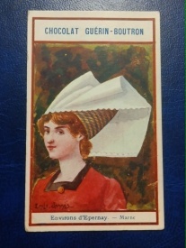 Franta 1903 - cartonas cu reclama de ciocolata