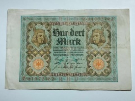 Germania 1920 - 100 reichsmark, circulata
