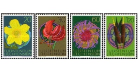 Liechtenstein 1972 - flori, serie neuzata