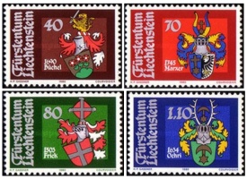 Liechtenstein 1980 - steme, serie neuzata