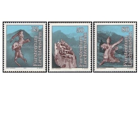 Liechtenstein 1984 - legende, serie neuzata