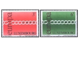 Luxemburg 1971 - Europa, serie neuzata