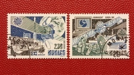Monaco 1991 - Europa;cosmos, serie stampilata