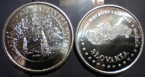 Slovacia 2023 - pestera Belianska Jaskyna, medal argintat in capsula