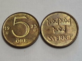 Suedia 1973 - 5 ore, circulata
