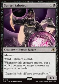Sunset Saboteur FOIL