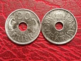 Ungaria 1941 - 20 filler, circulata