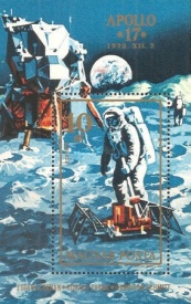 Ungaria 1973 - Apollo 17, colita neuzata