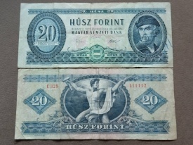 Ungaria 1975 - 20 forint, circulata