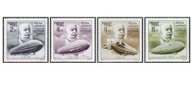 Ungaria 1988 - Ferdinand Graf von Zeppelin, serie neuzata