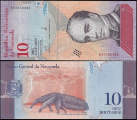 Venezuela 2018 - 10 bolivares, necirculata