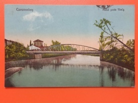 1929 - Caransebeș, podul peste Timis (jud.Caraș-Severin)