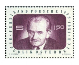 Austria 1975 - Ferdinand Porsche(1875-1951), neuzata
