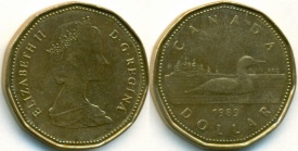 Canada 1988 - 1 dollar, circulata