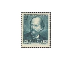 Franta 1942 - Massenet compozitor, neuzata