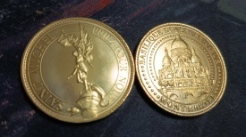 Franta 2024 - medal aurit, Basilique - Saint Michel - Img 2