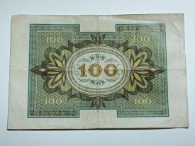 Germania 1920 - 100 reichsmark, circulata - Img 2