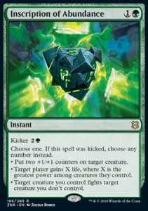Inscription of Abundance FOIL