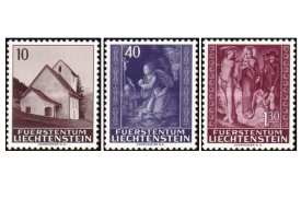 Liechtenstein 1964 - Craciun, serie neuzata