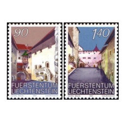 Liechtenstein 1987 - castelul Vaduz, serie neuzata