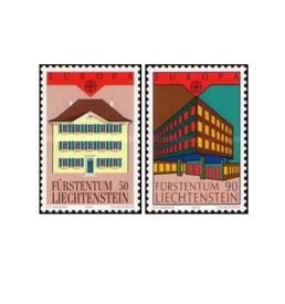 Liechtenstein 1990 - Europa;oficii postale, serie neuzata