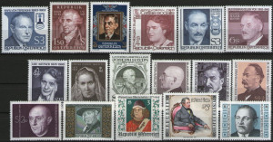 Lot timbre Austria, personalitati