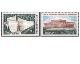 Luxemburg 1972 - cladiri, serie neuzata
