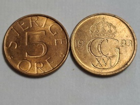 Suedia 1983 - 5 ore, circulata
