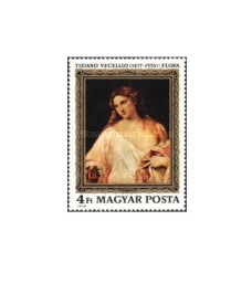 Ungaria 1976 - pictura de Tiziano, neuzata