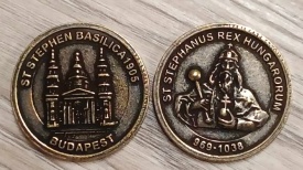 Ungaria 2024 - bazilica Sf.Stefan, medal