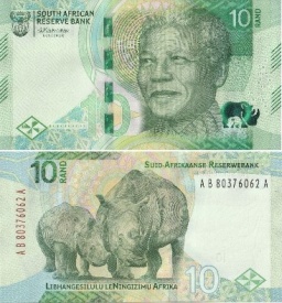 Africa de Sud 2023 - 10 rand, necirculata