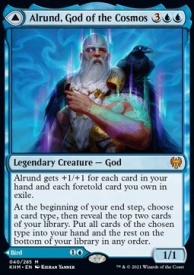Alrund, God of the Cosmos // Hakka, Whispering Raven FOIL