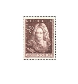 Austria 1956 - Fischer von Erlach, neuzata