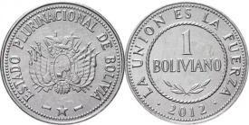 Bolivia 1995 - 1 boliviano, circulata