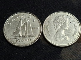 Canada 1983 - 10 cents, circulata
