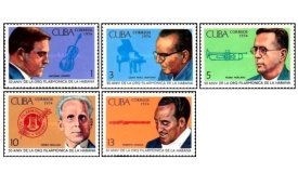 Cuba 1974 - personalitati din orchestra filarmonica, serie neuzata