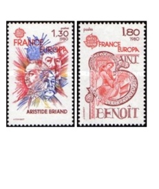 Franta 1980 - Europa, serie neuzata