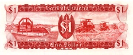 Guyana 1992 - 1 dollar, necirculata - Img 2