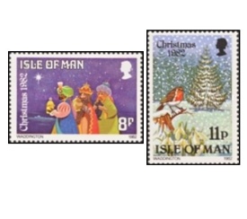 Isle of Man 1982 - Craciun, serie neuzata