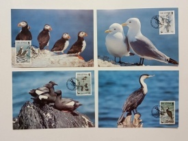 Isle of Man 1989 - pasari protejate, serie CarteMaxima