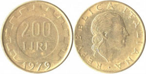 Italia 1978 - 200 lire, circulata